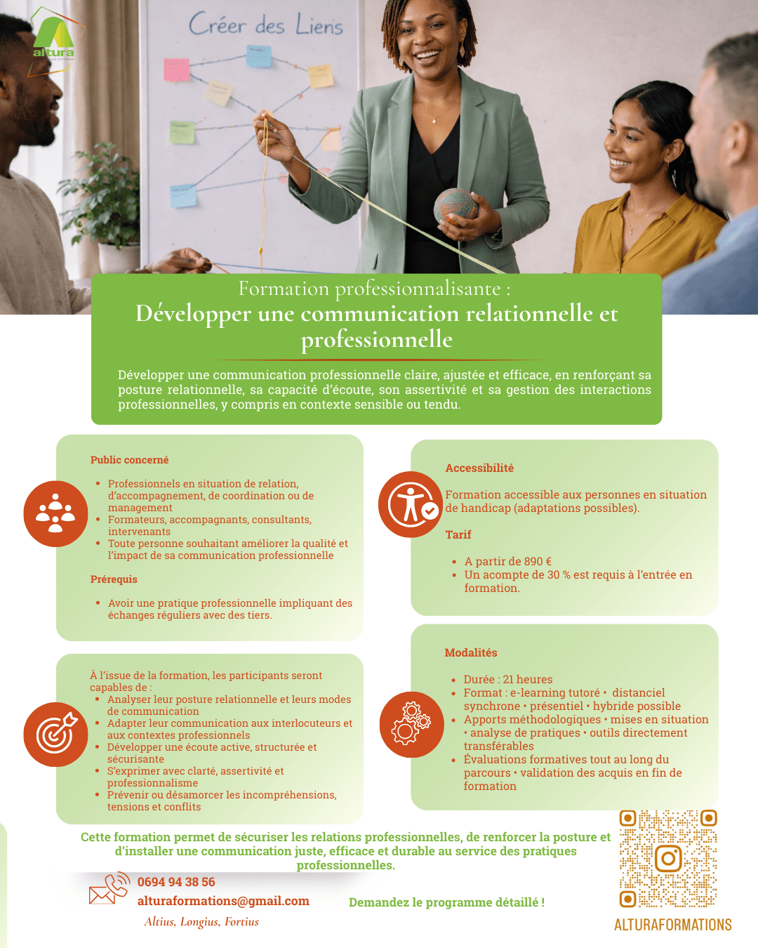 Formation Développer sa communication relationnelle et professionnelle